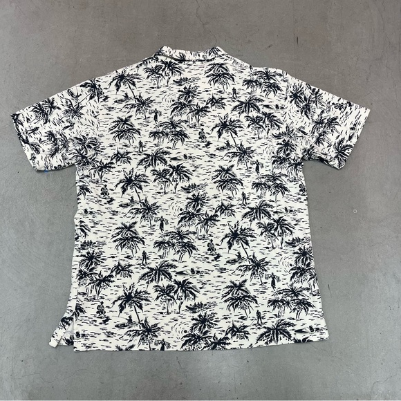Vintage Polo Ralph Lauren palm tree print polo shirt 90s - Picture 3 of 4